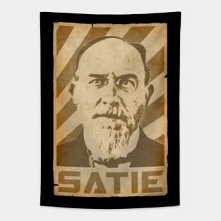 Eric Satie Retro Propaganda Tapestry