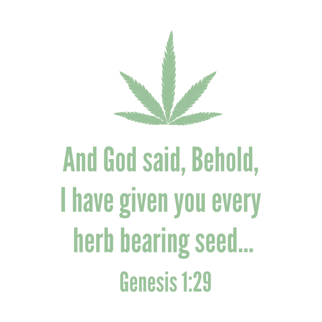 Genesis 1:29 by cannabijoy