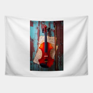 Hanging Baroque 5 String Violin Tapestry