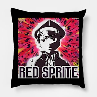 Shonen Flop Red Sprite Design Pillow