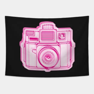 ISSF Society6 logo PINKREVERSE Tapestry