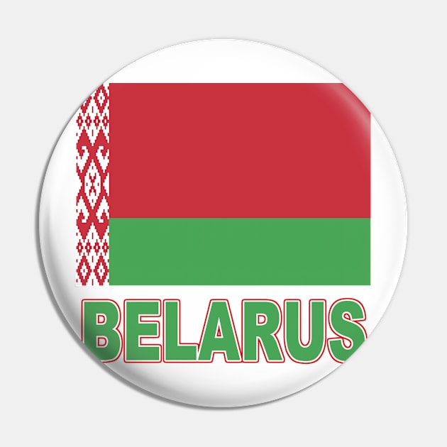 The Pride of Belarus - National Flag Design Pin by Naves