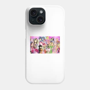 Magical Fairies and cute pets with dreams and rainbows Phone Case