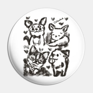 Chihuahua Love Pin