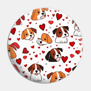 Valentines day gift ideas, valentines day gifts dogs and hearts pattern gift ideas Pin