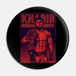 Khabib Nurmagomedov Pop Art Pin