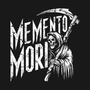 Memento Mori Reaper Stoic Latin Philosophy T-Shirt