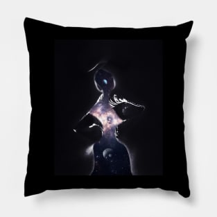 Kiss of the Galaxies Pillow