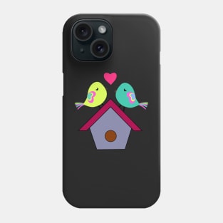 Cute birds-new home Phone Case