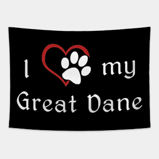 I love my Great Dane Tapestry