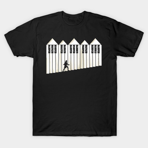 Piano Steps - Piano - T-Shirt