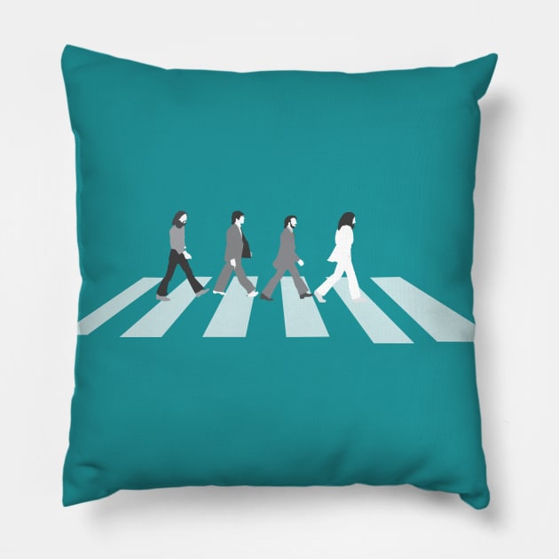 Beatles Abbey Road Pillow by logoarts