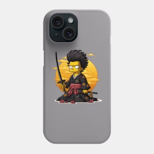 Samurai Cartoon Art Phone Case