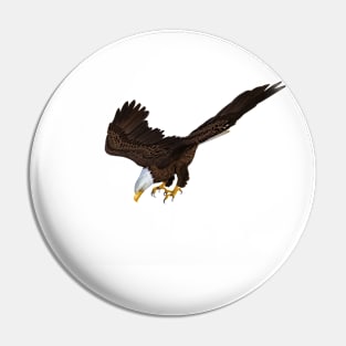 American bald eagle Pin