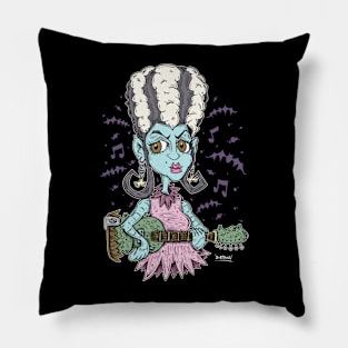 Rockabilly Bride Pillow