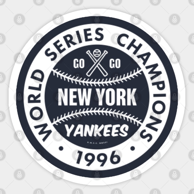 deadmansupplyco New York Yankees - 1996 World Series Champions T-Shirt