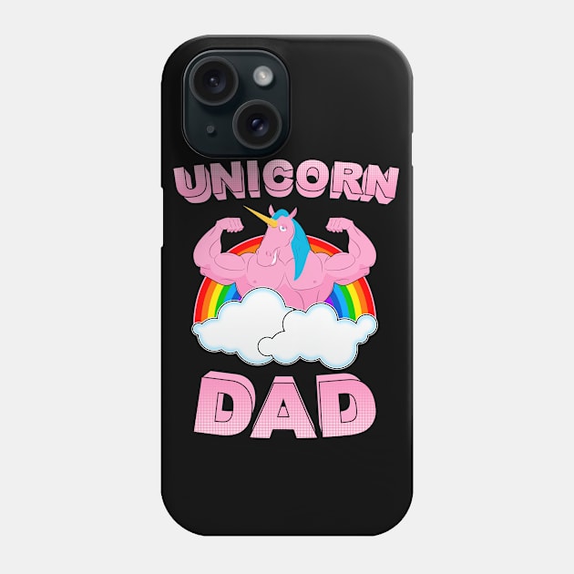 UNICORN DAD Phone Case by Yeldar