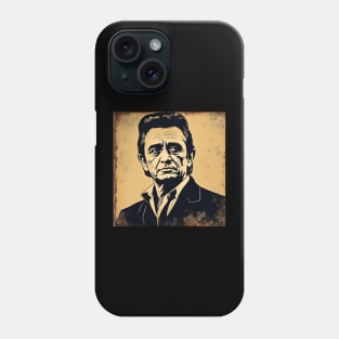 Johnny Cash Harmonious Hits Phone Case