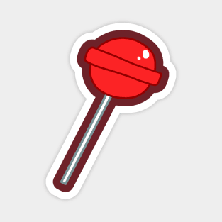 Red Lollipop Magnet