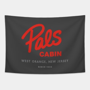 Pals Cabin (Red) Tapestry