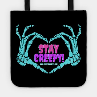 Stay Creepy and Geeky Double Sided Tee Tote