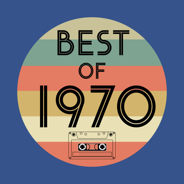 Disover Best of 1970 - Born In 1970 - T-Shirt