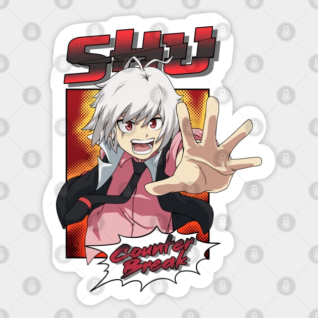 Shu Kurenai Aesthetic?- Beyblade Burst Sticker for Sale by AyushTuber