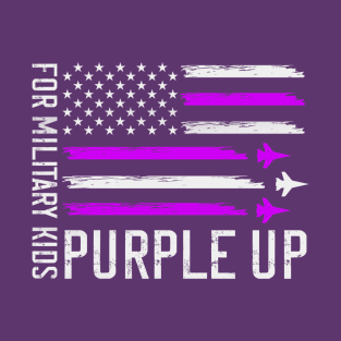purple up for military kids T-Shirt