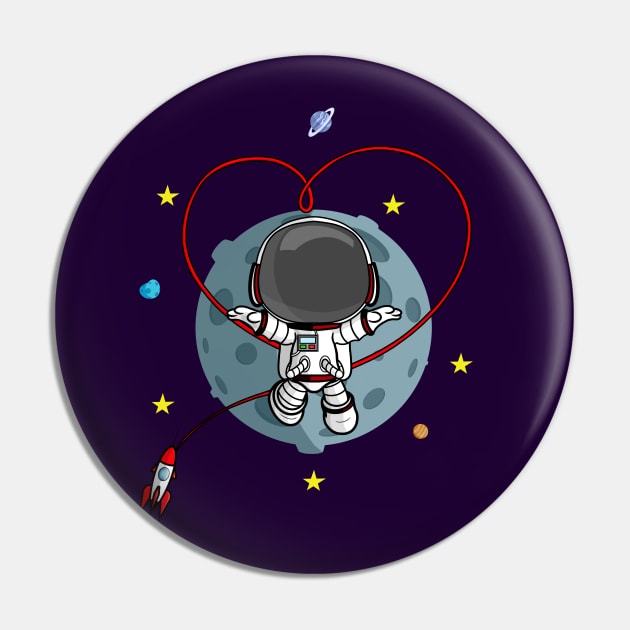 Space love Pin by Hoofster