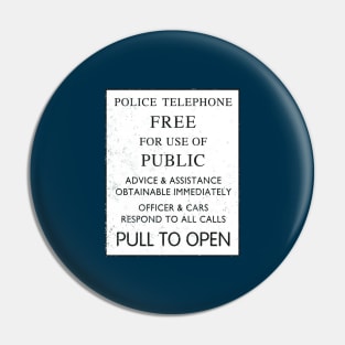 Public Phone Box Pin