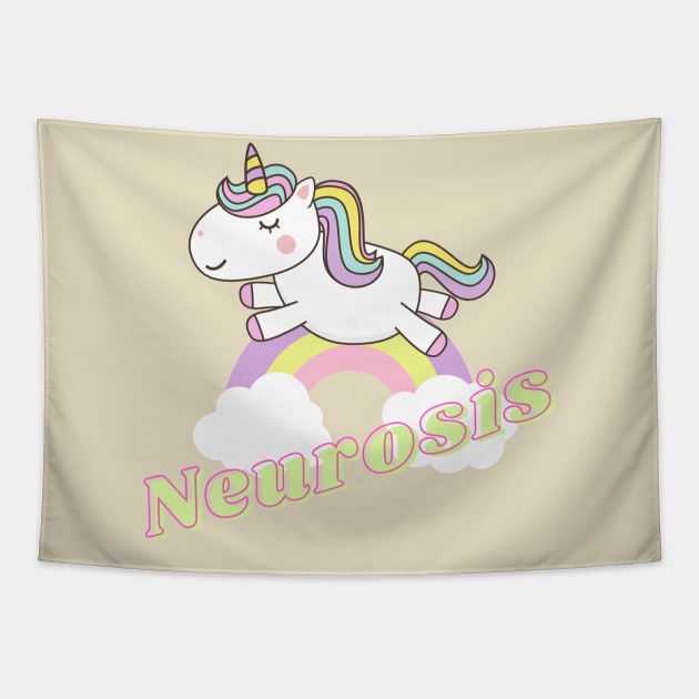 neurosis ll unicorn Tapestry by j and r