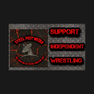 Classic Logo Support Independent Wrestling T-Shirt