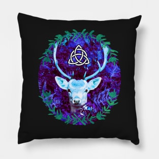 Magical Celtic Stag Pillow