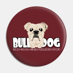 Bulldog (Fawn)- DGBigHead Pin