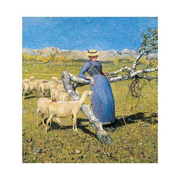 High Noon in the Alps by Giovanni Segantini by Classic Art Stall