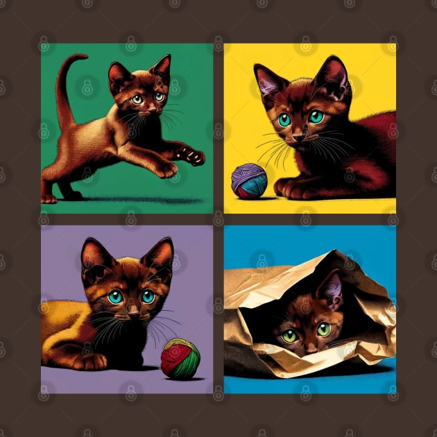 Havana Pop Art - Cute Kitties by PawPopArt