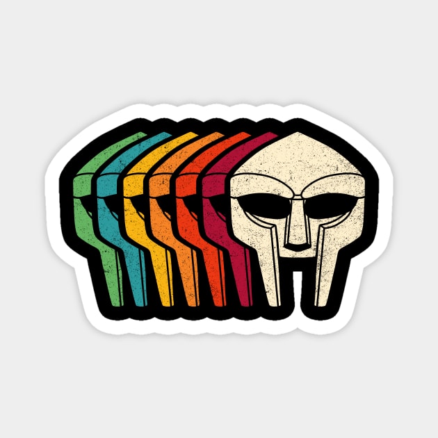 Retro Doom Magnet by Zachterrelldraws