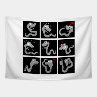 Snake expression icons Tapestry