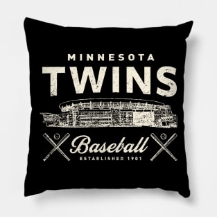 Minnesota Twins Stadium by Buck Tee Original Pillow