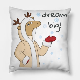Deer is Dreaming Pillow