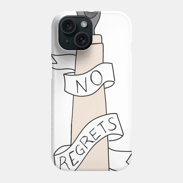 No Regrets Seam Ripper Phone Case by Nataliatcha23