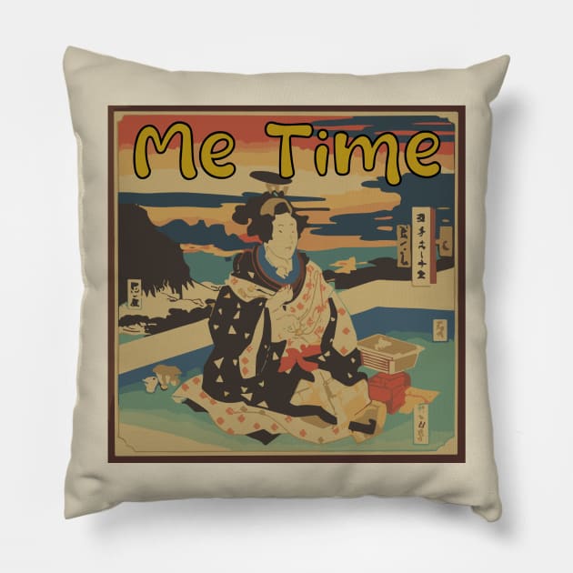 Me Time Pillow by OldSchoolRetro