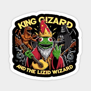 king gizzard and the lizard wizard Magnet