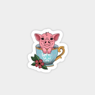 Teacup pig Magnet