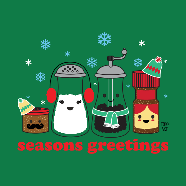 SEASONS GREETINGS by toddgoldmanart