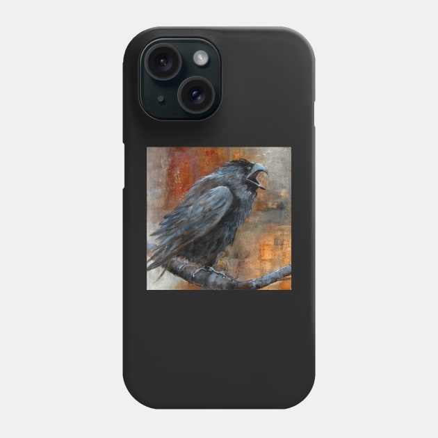 The Prosecutor (from A Murder of Crows Series) Phone Case by bevmorgan