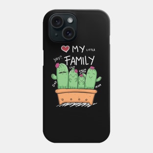 cactus family love Phone Case