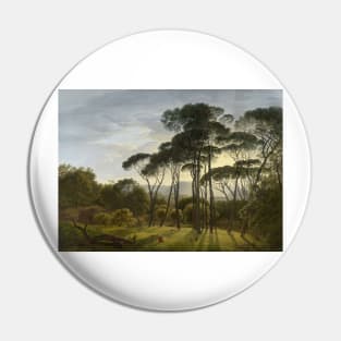 Italian Landscape with Umbrella Pines - Hendrik Voogd Pin