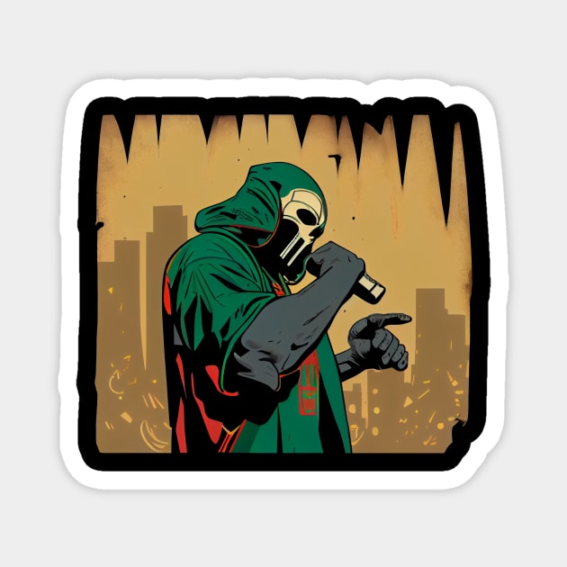 Mf Doom Magnet by Pixy Official