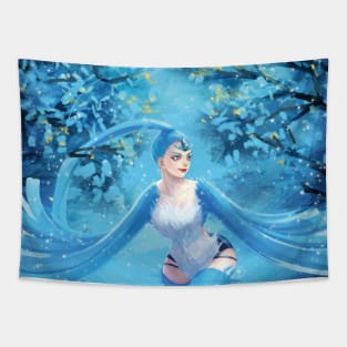 Snow bird queen Tapestry